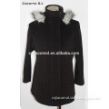 2015 Newest Fashion Ladies Classic Winter Coats, Ladies Black Coat